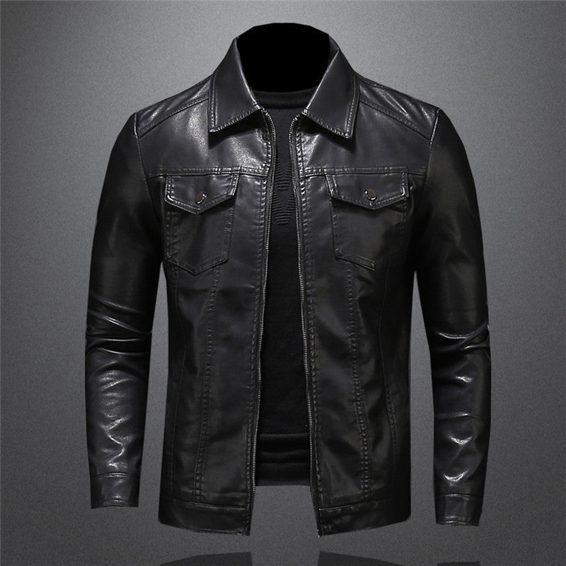Malcom - Premium Classy Leather Jacket