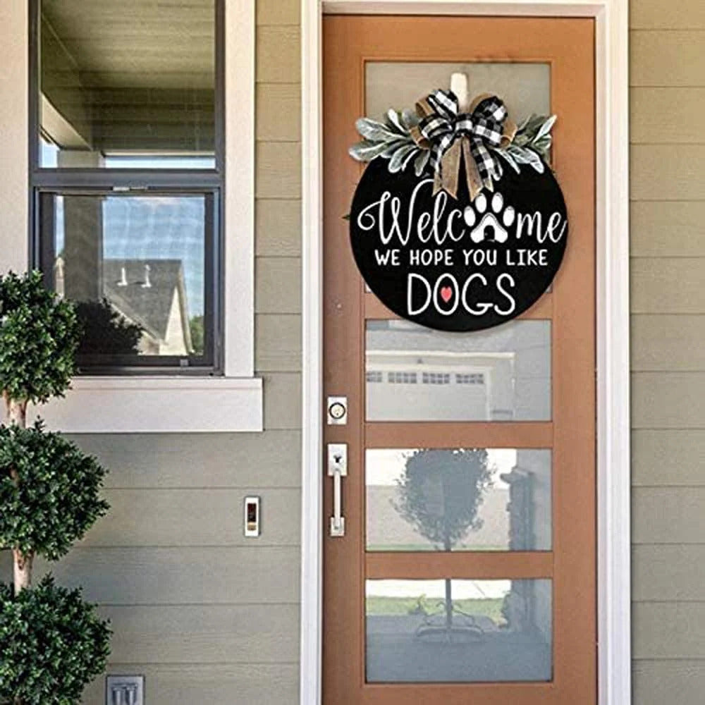 Animal Lover Hiqh Quality Wooden Welcome Sign