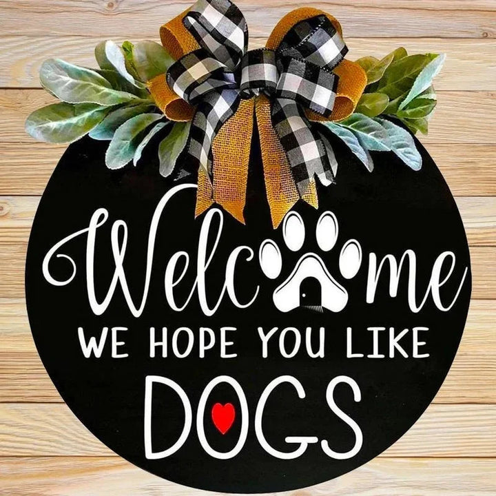 Animal Lover Hiqh Quality Wooden Welcome Sign